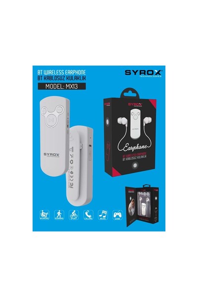 GLRTech B-MX13 Bluetooth Kulaklık Syx