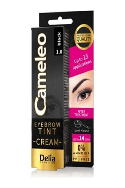 CAMELEO Black Organic Eyebrow Eyebrow Tint - Bolsa Cut