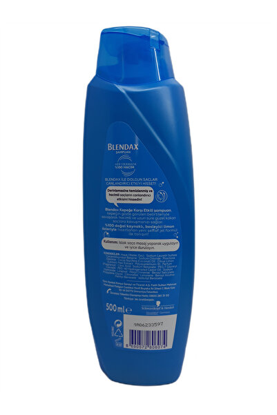 Blendax Kepeğe Karşı Etkili Limon Özlü Şampuan 500 ml X 5 Adet