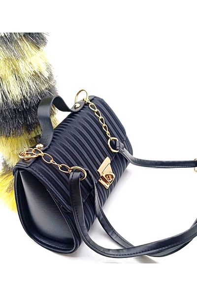 MAC&MOS Black Purple Economic Women's Shoulder Bag - Double Pack