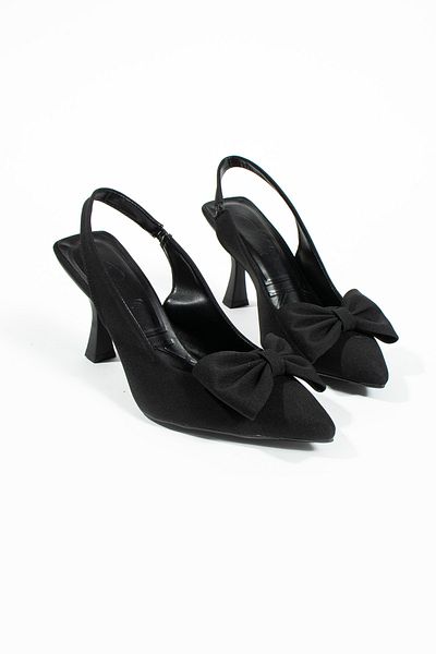 DUXAL SHOES Pantofi cu toc cu fundă cu spate deschis Mila