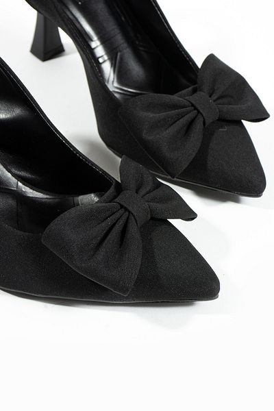 DUXAL SHOES Pantofi cu toc cu fundă cu spate deschis Mila