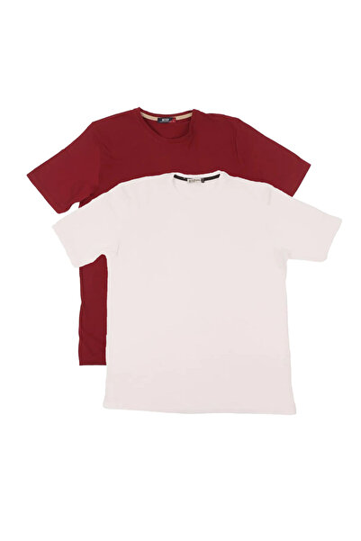 nacar çarşı Tricou pentru bărbați cu gât crew - Set de 2 tricouri Comfort Bas...