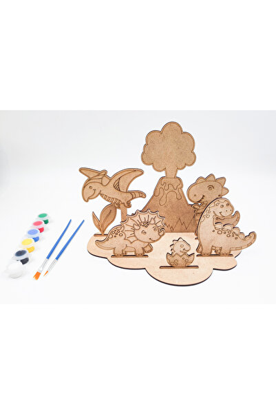 İCONS Ahşap Boyama Seti, Ahşap Maket Boyama, Çocuk Aktivite ve Sanat Etkinliğ...