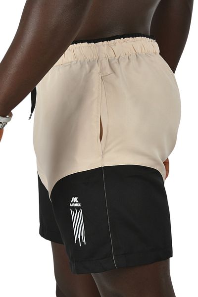 DeepSEA Μπεζ Micro Polyester Κοντό σορτς κολύμβησης - Quick Dry, με επένδυση 2403000