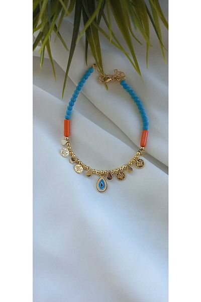ZeynDesign Ethnic Evil Eye - Anklet Designed