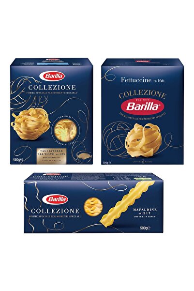 Barilla Collezione Özel Seri 3 lü Makarna Seti