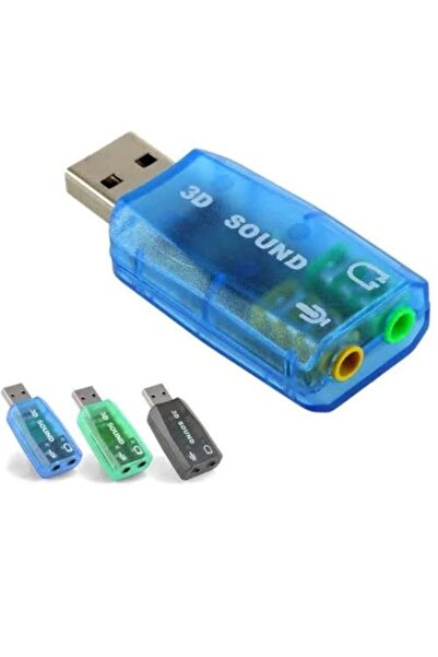 3D USB-JAK dönüştürücü Mikrofon / Kulaklık
