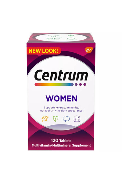 Nature Made أقراص سنتروم متعددة الفيتامينات والمعادن للنساء، 120 قرصًا