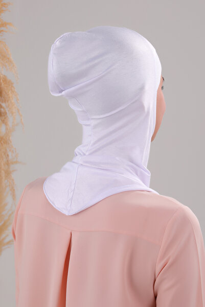 Melodi Scarf Ecru Combed Hijab - Cross Sea and Pool Sports Neck Collar