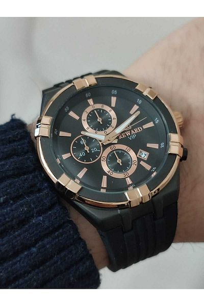 Reward Men's Wristwatch with Silicone Cord Function 2001