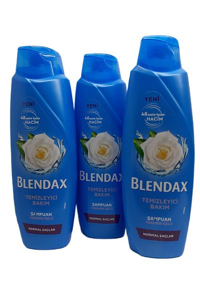 Blendax 500 ml Jasmine Extract Cleansing Care Shampoo - X 3 Pieces