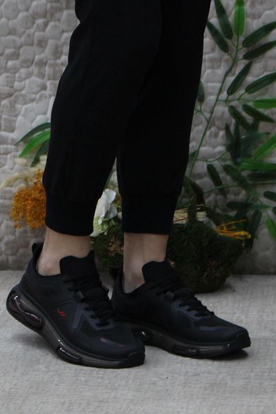 Lescon Black Red Airfoam Marble - Pantofi sport flexibili și confortabili pentru bărbați