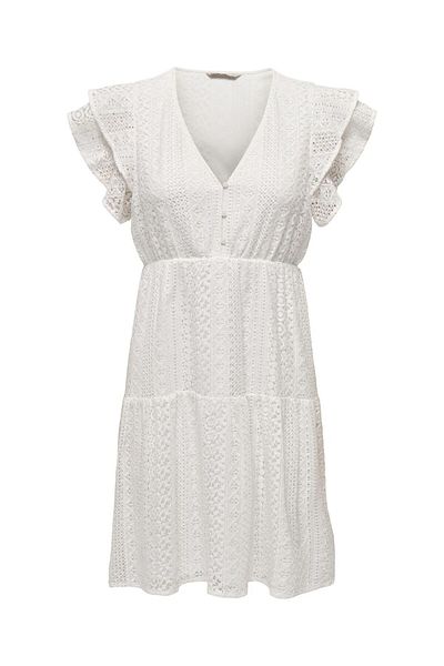 ONLY V-Ausschnitt, Regular-Cut, Kurtes Kleid