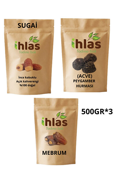 İhlas KARIŞIK MEDİNE HURMASI 500GR*3