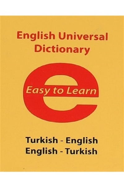 Evrensel İletişim Yayınları İNGİLİZCE SÖZLÜK ( Türkçe - İngilizce İngilizce - Türkçe ) 528 SAYFA