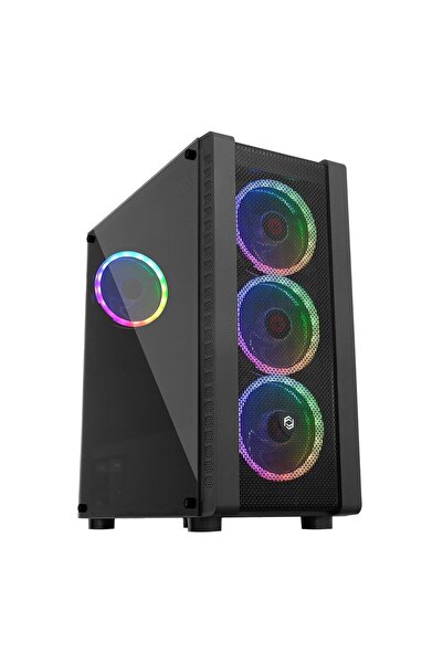 FRISBY Fc-9320G Gaming Kasa Dual-Ring Rgb Fan + 600W 80+ Bronze 1 X Usb 3.0, 2 X Usb 2.0 Boş Bilgisayar Kas