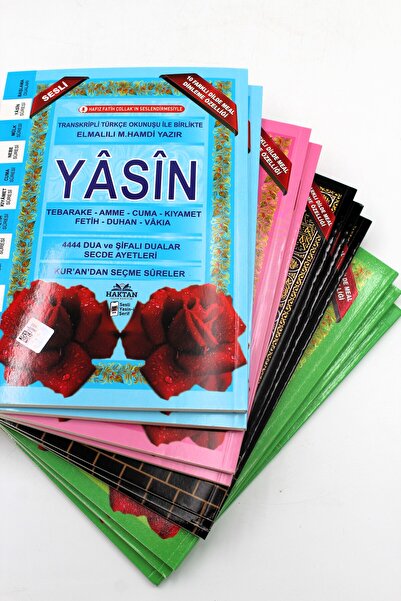 Haktan Yayın Dağıtım Ekonomik Hediyelik 10 Adet Yasin-i Şerif Karışık Renk 80...