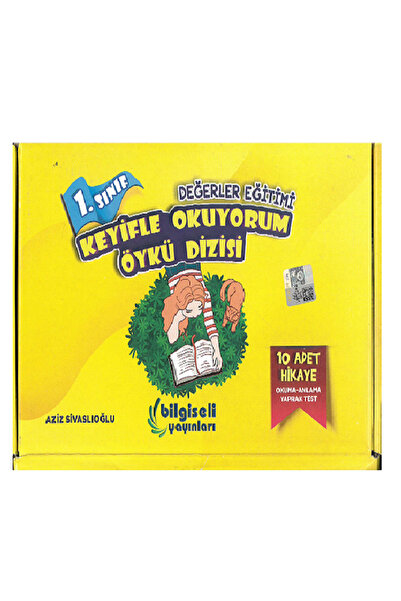 Bilgiseli Yayınları 1.Sınıf Değerler Eğitimi Keyifle Okuyorum Öykü Dizisi 10 Adet Hikaye + Okuma Anlama Yaprak Test