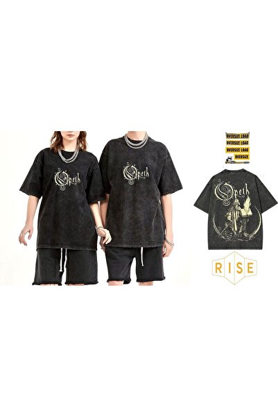 Metal Giyim Opeth Yıkamalı Over Size Tişört