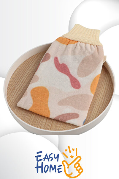 EasyHome İçi Kese Dışı Lif Mikrofiber Duş Eldiveni (Bath Glove)