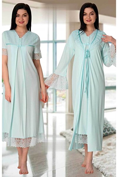 Lohussa Турецький мереживний халат і нічна сорочка для вагітних і молодих мам...