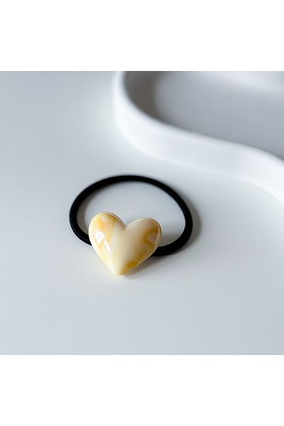 CHARMLUCKY Bone and Heart Elastic Buckle