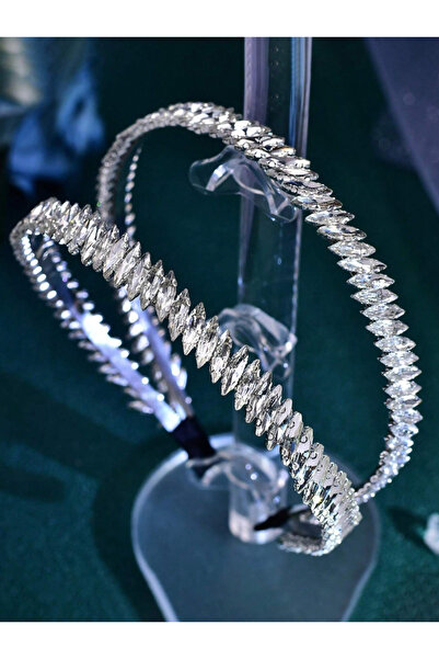 CSR AKSESUAR Coroană cu două rânduri de piatră de zircon