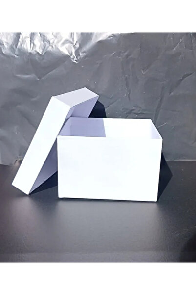 KERİBOX Beyaz Kare Kutu