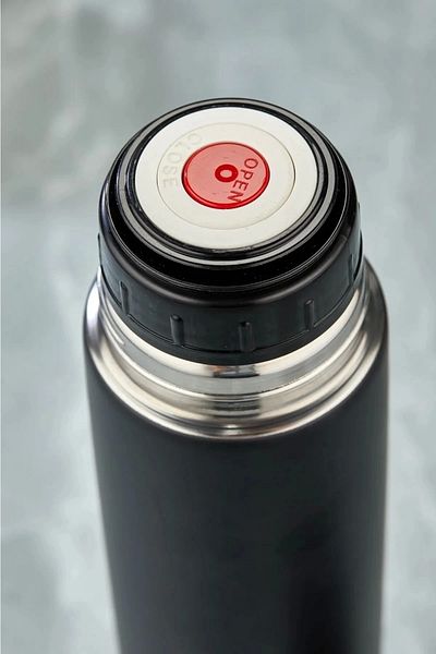 Tilbe Home Stainless Double Layer Steel Thermos - Portable, with Cup Lid, 750 ml Hot and Cold Travel Thermos