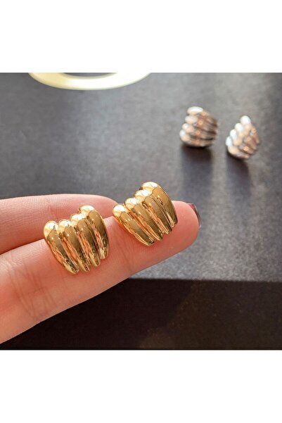 monalisatoka Kadın Gold Küpe