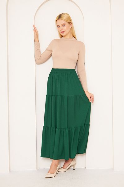 Rudaconcept Φούστα 3 στρώσεων - Hijab, Long, Mother Gift, Lover Gift