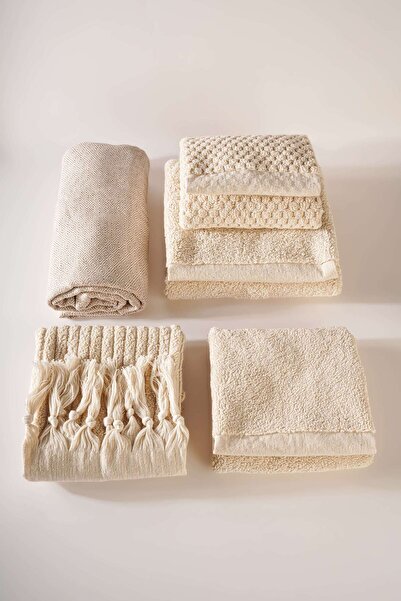 Huge Home 100% φυσικό σετ μπάνιου για γυναίκες - 100% λινό Peshtemal-Σετ δώρο...