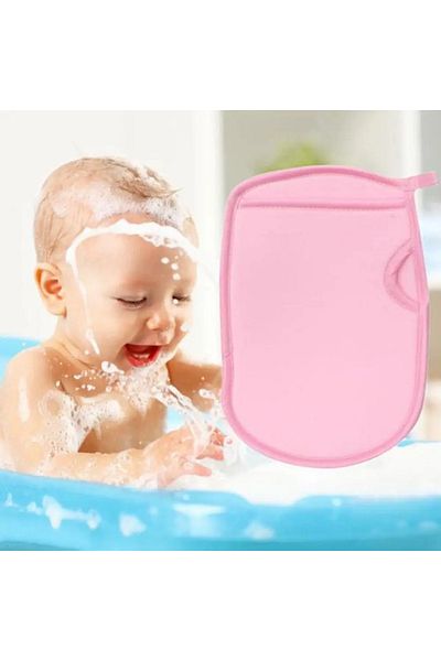 SAVORYHOME Pink Spa Exfoliator - Dream Clothes, Body Cleansing, Two Sides Bath Clothes