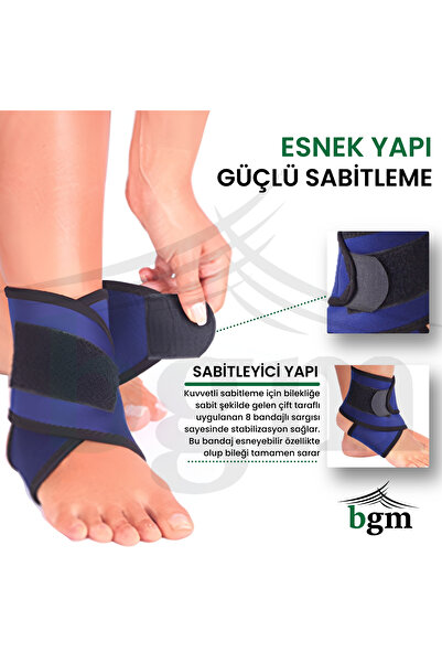 bgm Basit Ayak Bilekliği Yüksek Kalite Ayak Bilekliği 8 Bandajı