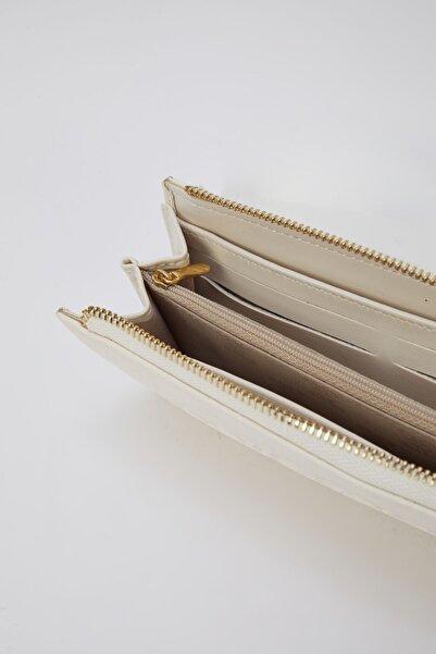 Pierre Cardin Floater Ecru Women's Wallet 06PO24Y1421