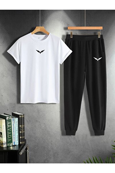 EFFRENATU Red Wing - Oversize Crew Neck Tracksuit Set