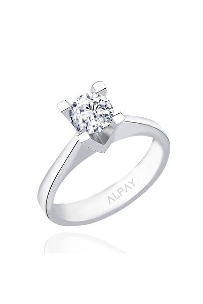 Alpay Jewellery 1 Karat Pırlanta Yüzük