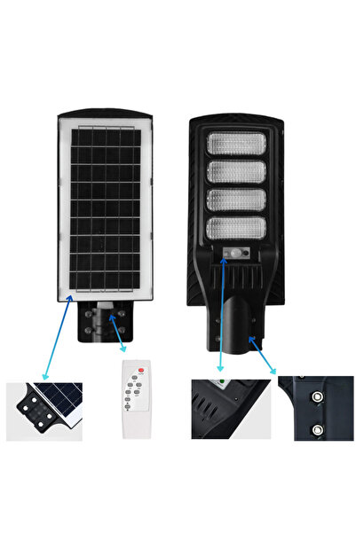 N&D Lighting 200Watt Solar Güneş Enerjili Bahçe ve Sokak Lambası