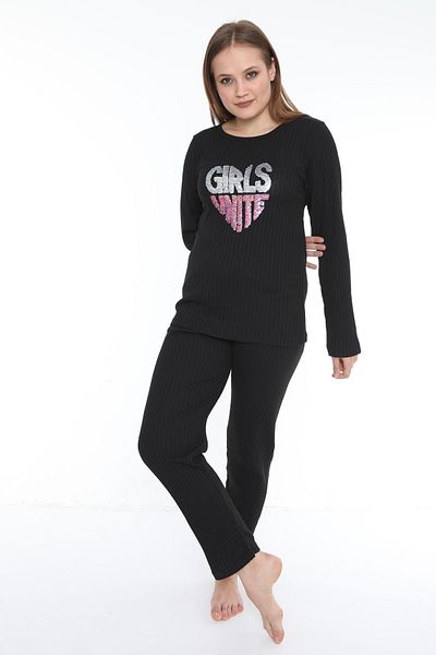 VariaMart Girls Camisole Long Sleeve Women's Pajama Set