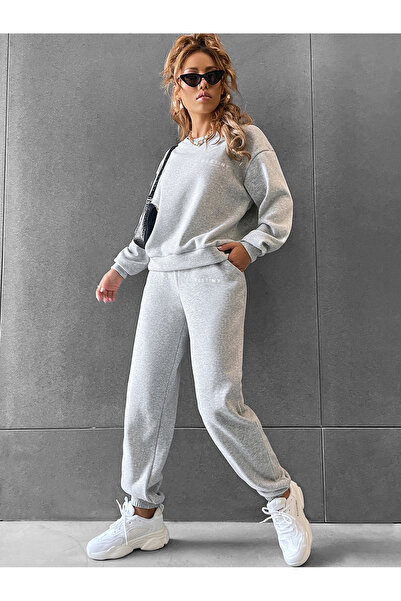 LAND MODA Destiny Printed Women's Sweatshirt and Sweatpants Set