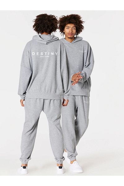 LAND MODA Ανδρικό Σετ Φούτερ και Φούτερ Destiny Printed - Hoodie