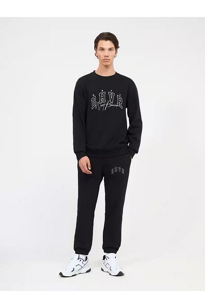 LAND MODA BHVR Printed Sweatshirt and Tracksuit Set