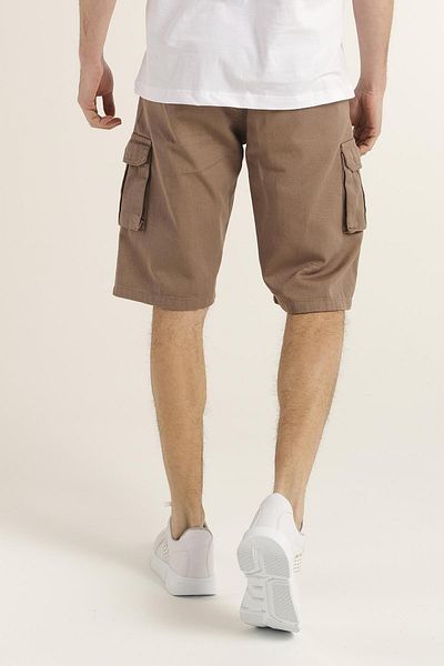 Oksit Ανδρικό κάπρι Bermuda Alfred Gabardine Slim Fit Linen Cargo Pocket