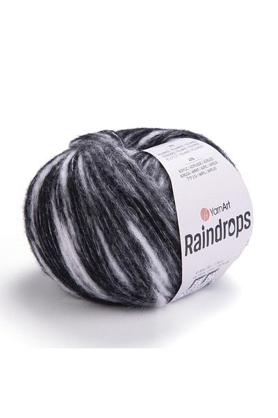 Yarnart Raindrops - Μαρμάρινο Χειροποίητο Νήμα Πλεξίματος Ebruli-2913