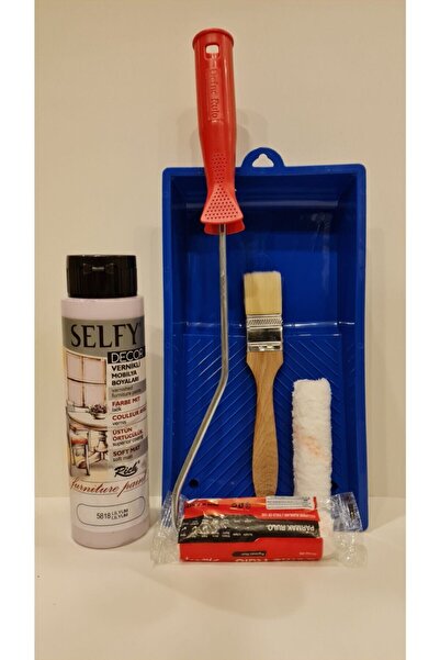 Rich Selfy Decor 500 Cc (750 Gr) Lilyum Kendinden Vernikli Dolap Boyama Seti