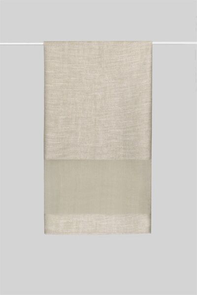 ARMANDA 30% Silk Distressed Shawl - Beige