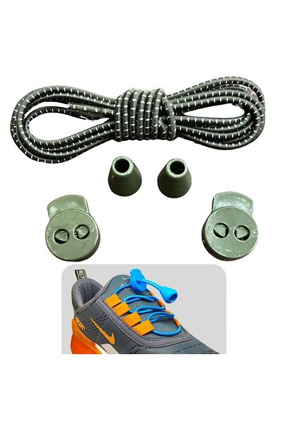 Palwin Round and Elastic Smart - New Generation Non-Tie Shoelaces 100 cm, 1 Pair
