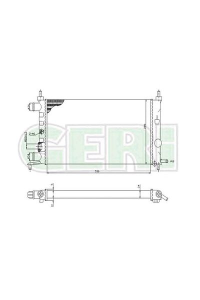 J.DEUS RADIATOR ASTRA-G RA0200770 - 1.4I 16V 1.6I 16V Air Conditioned EGP1300189