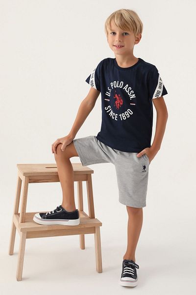 U.S. Polo Assn. US Polo Assn.Boy's T-shirt and Shorts Set - Licensed